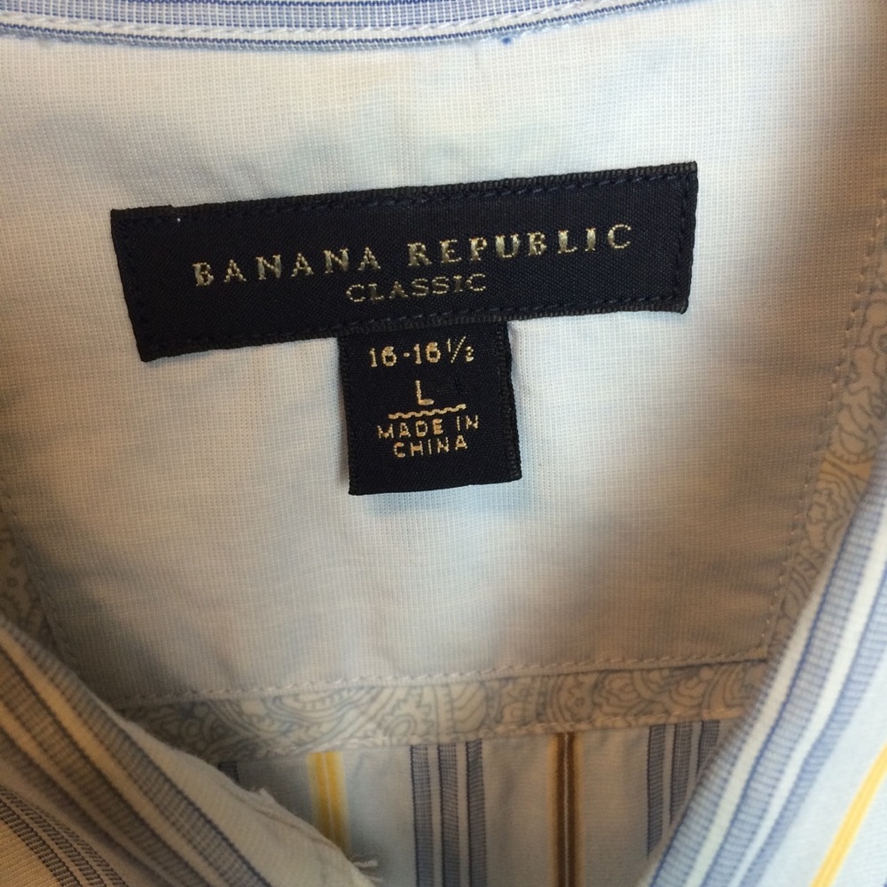 Banana Republic classic button down long sleeve - Picture 2 of 12